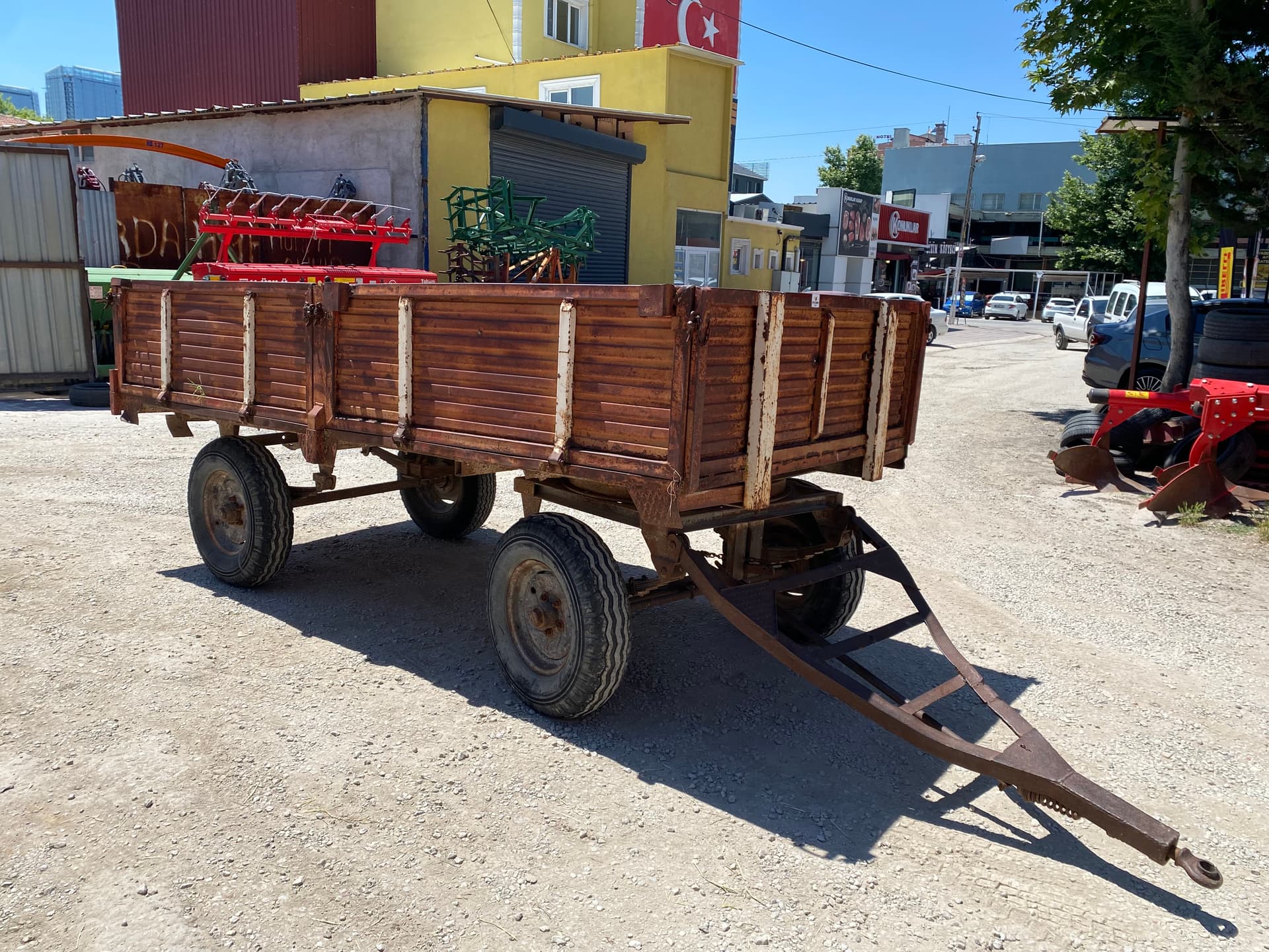 5 Ton Çift Dingilli Dampersiz Römork