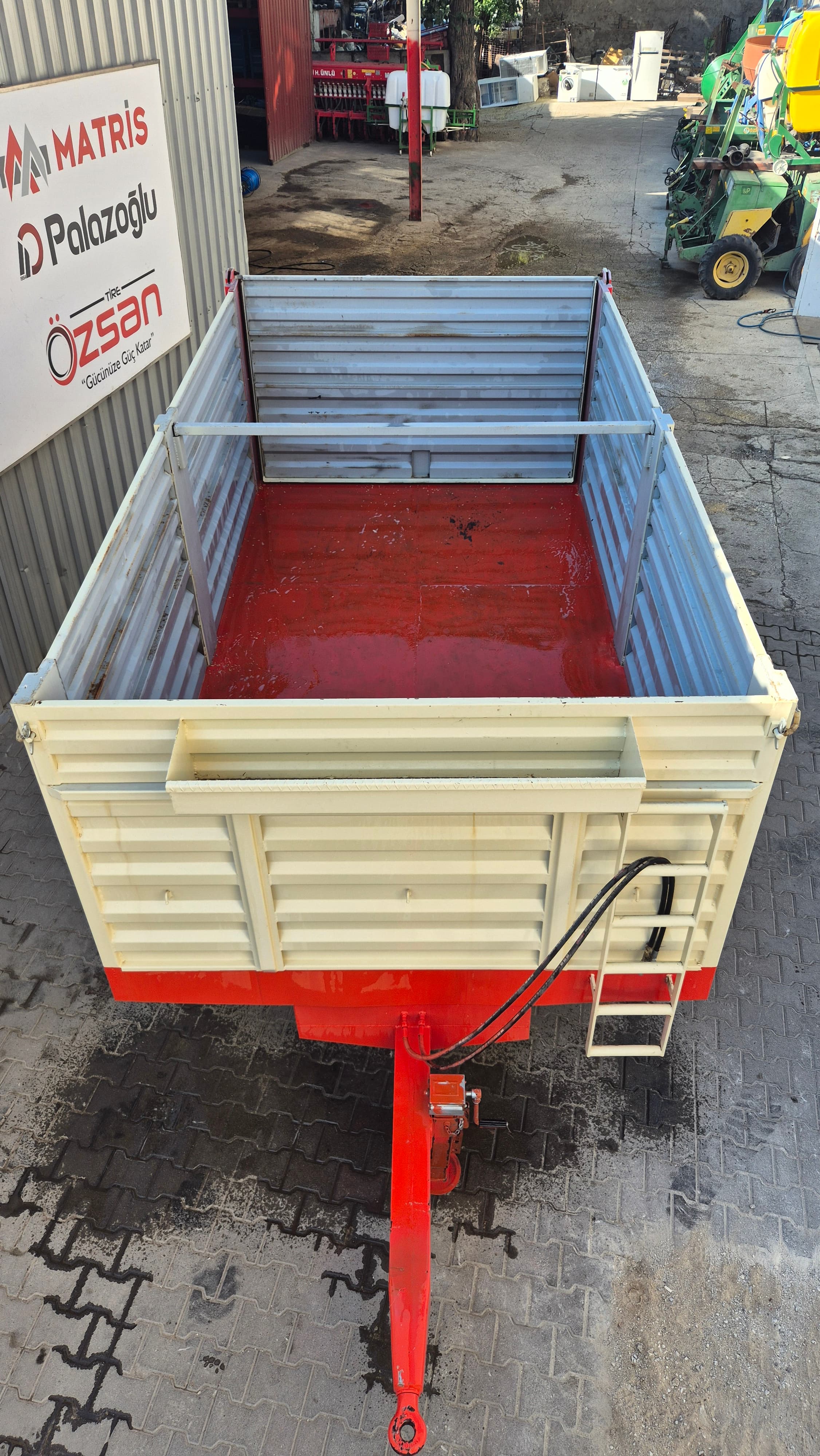 7 Ton Tek Dingilli Pistonlu Römork