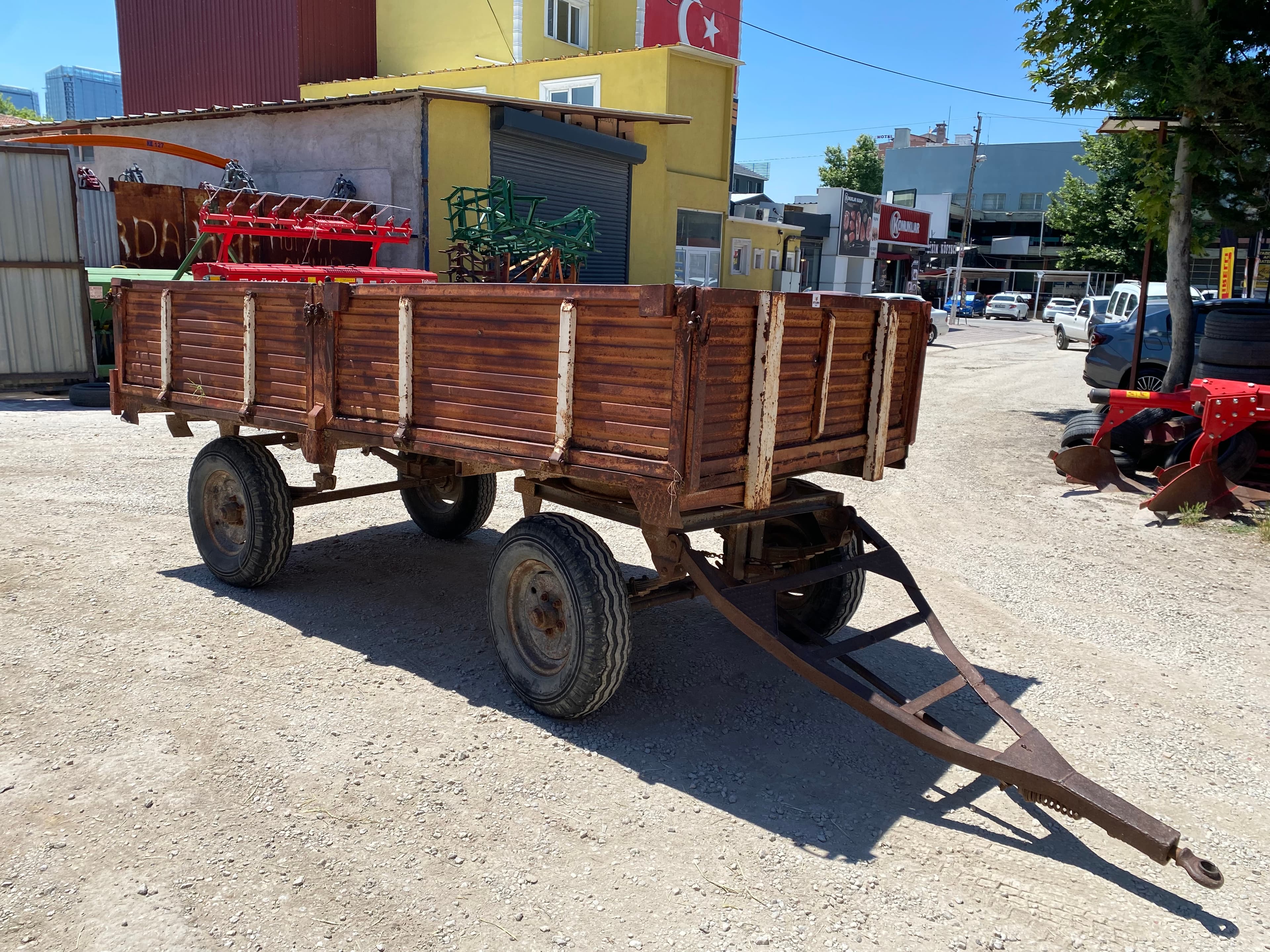 5 Ton Çift Dingilli Dampersiz Römork